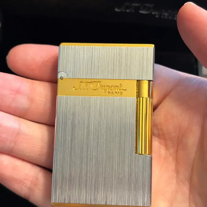 [BUNJANG] Dupont Ligne 2 Brushed Combination Lighter / 듀퐁라이터 라인2 브러쉬드 콤비 새상품