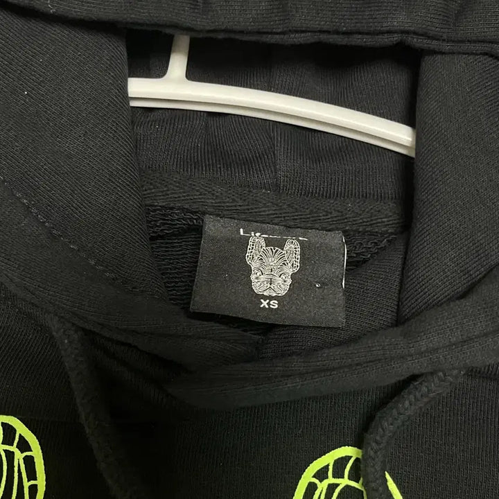 [BUNJANG] LifeWork Dog Black Hoodie / 라이프워크 강아지 블랙 후드티