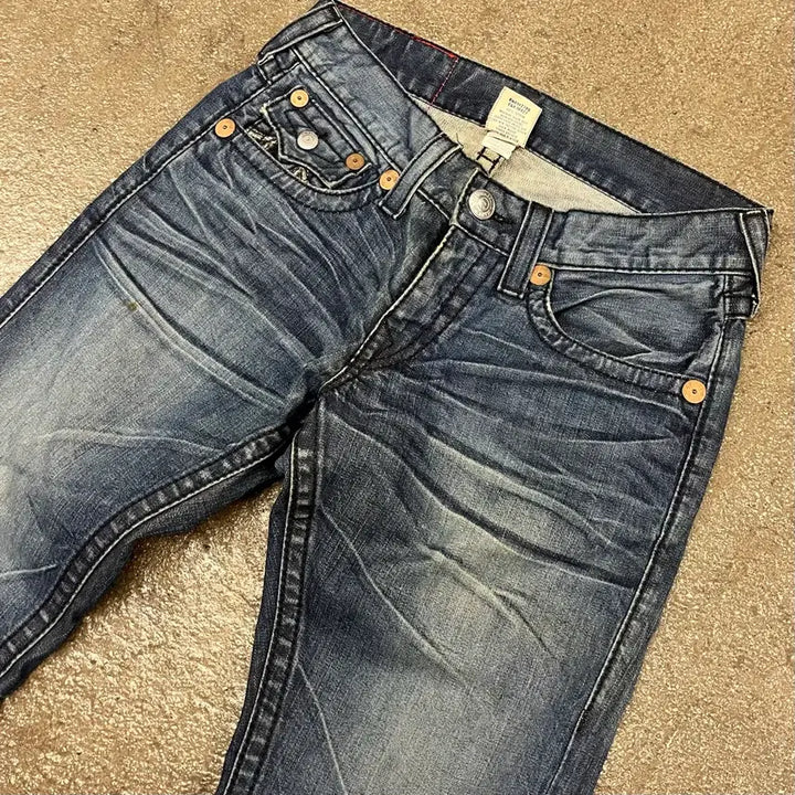[BUNJANG] True Religion Rainbow Billy Bootcut Jeans / 트루릴리젼 레인보우 빌리 부츠컷 (32)