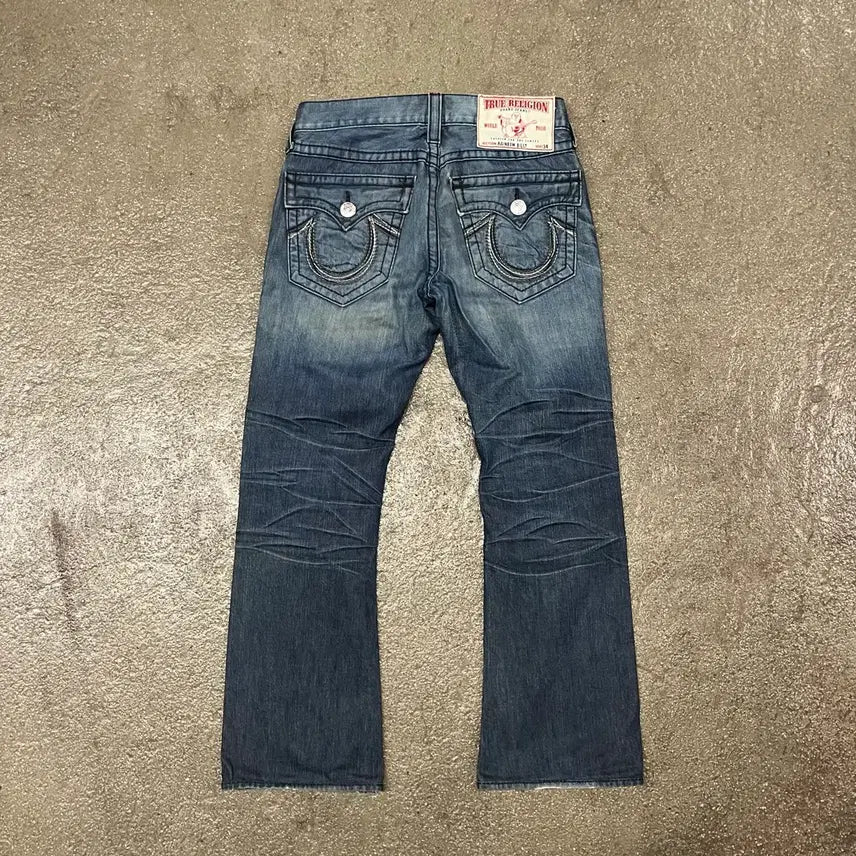 [BUNJANG] True Religion Rainbow Billy Bootcut Jeans / 트루릴리젼 레인보우 빌리 부츠컷 (32)