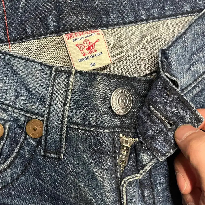 [BUNJANG] True Religion Rainbow Billy Bootcut Jeans / 트루릴리젼 레인보우 빌리 부츠컷 (32)
