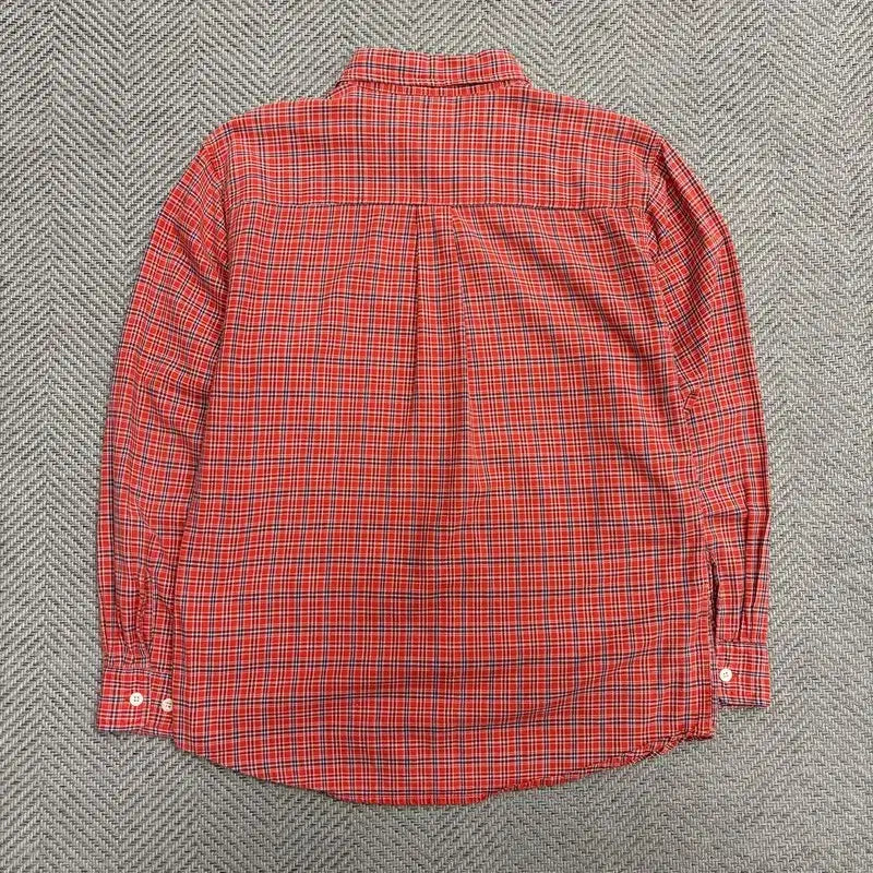 [BUNJANG] Quiksilver Orange Checkered Shirt / 퀵실버 오렌지 체크 셔츠 v1878