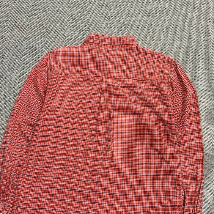 [BUNJANG] Quiksilver Orange Checkered Shirt / 퀵실버 오렌지 체크 셔츠 v1878