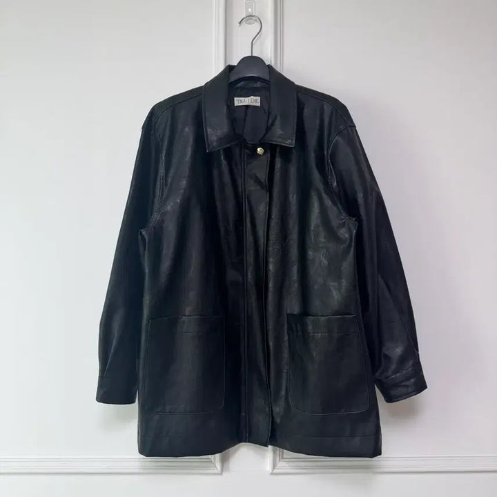[BUNJANG] Til I Die Faux Leather Pocket Jacket / 새상품) 틸아이다이 Faux leather pocket jacket