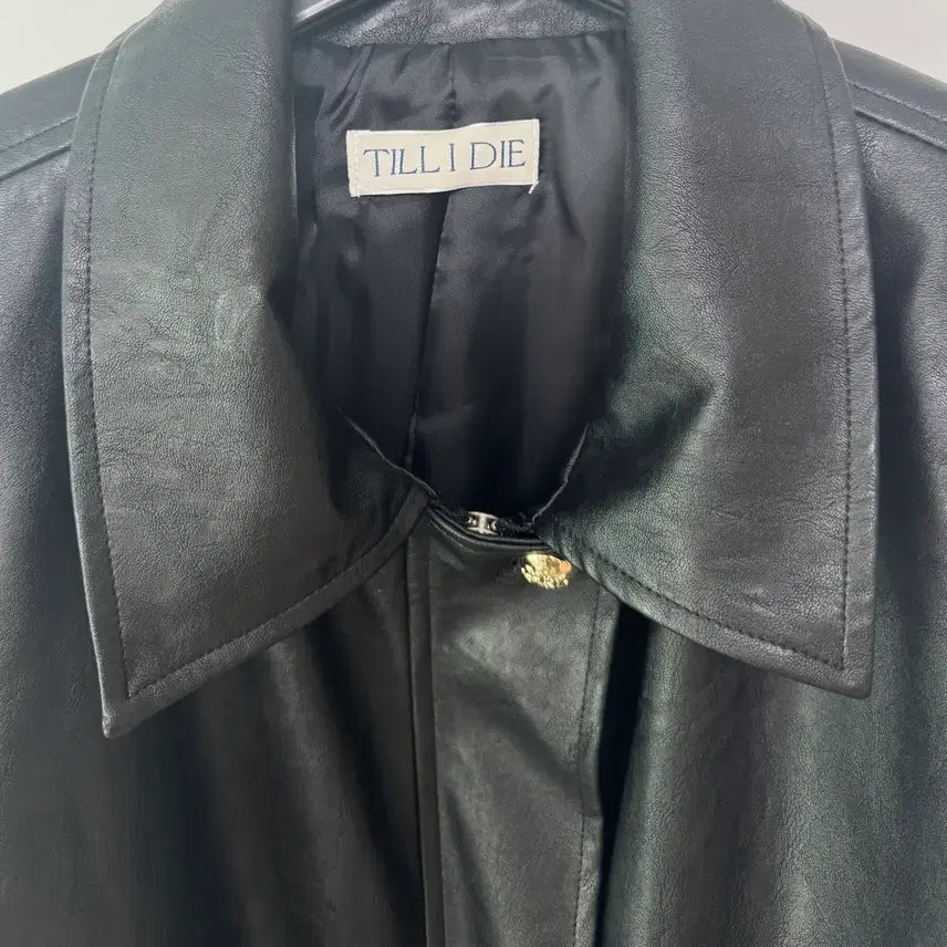 [BUNJANG] Til I Die Faux Leather Pocket Jacket / 새상품) 틸아이다이 Faux leather pocket jacket