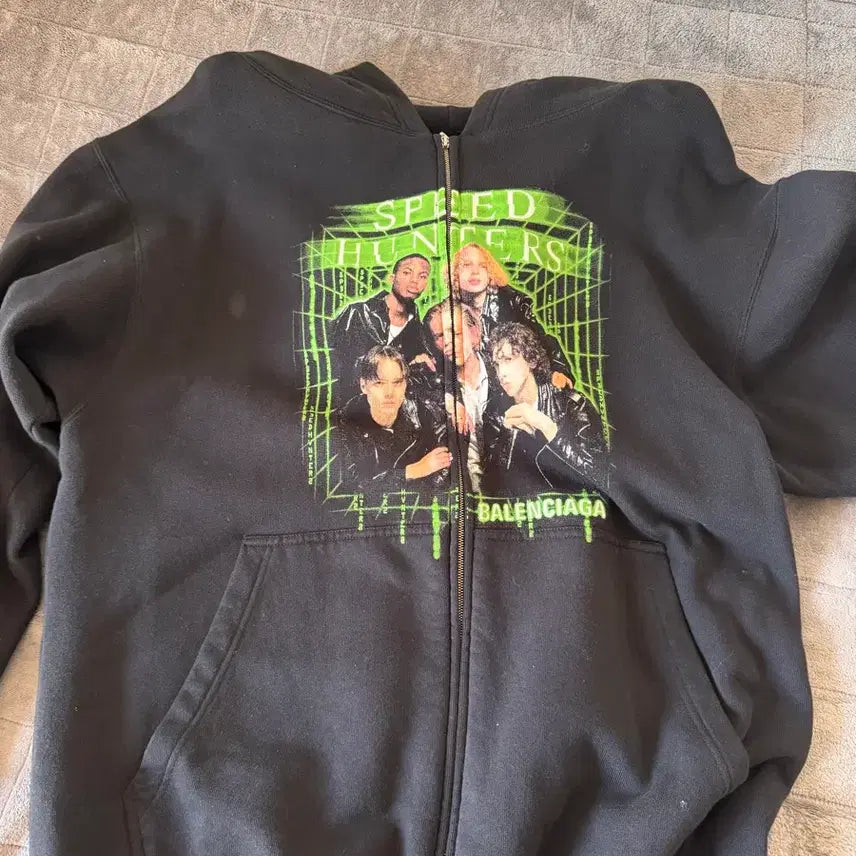 [SOLD OUT] 발렌시아가 스피드헌터 후드집업 블랙