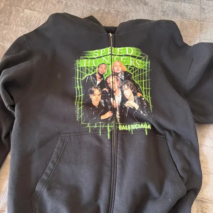 [SOLD OUT] 발렌시아가 스피드헌터 후드집업 블랙