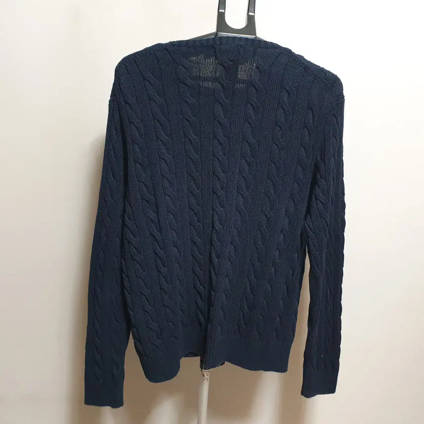 [BUNJANG] Polo Round Neck Knit T-Shirt / 폴로 라운드넥니트티셔츠/105-110