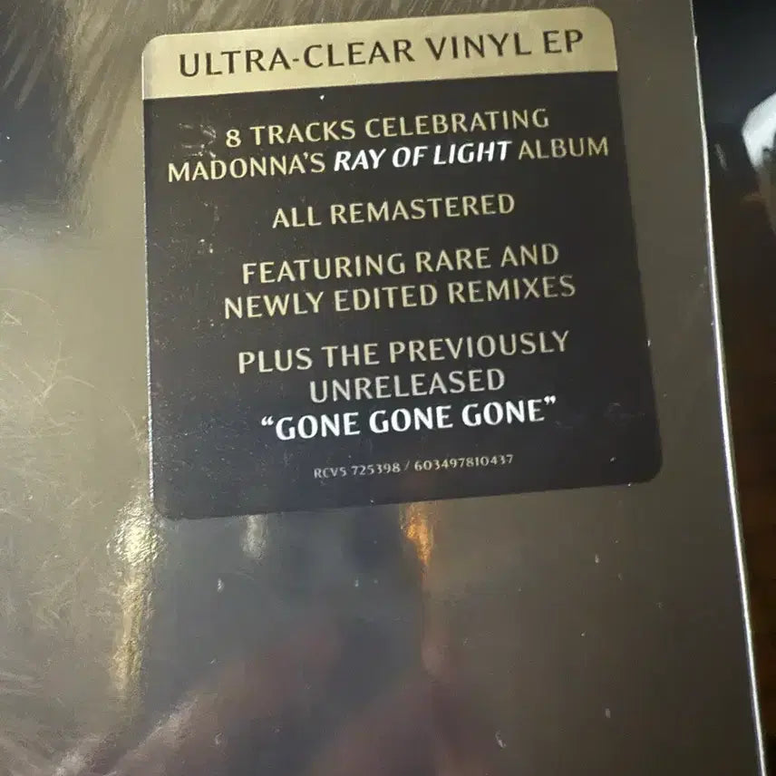 [BUNJANG] Madonna Veronica Electronica Ultra Clear LP / 마돈나 리믹스 앨범 Veronica Electronica 미개봉 LP