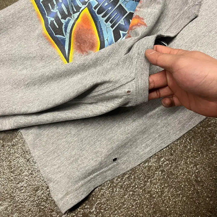 [BUNJANG] West Coast Choppers Flame Long Sleeve Shirt / 웨스트코스트차퍼스 플레임 롱슬리브 (105-110)