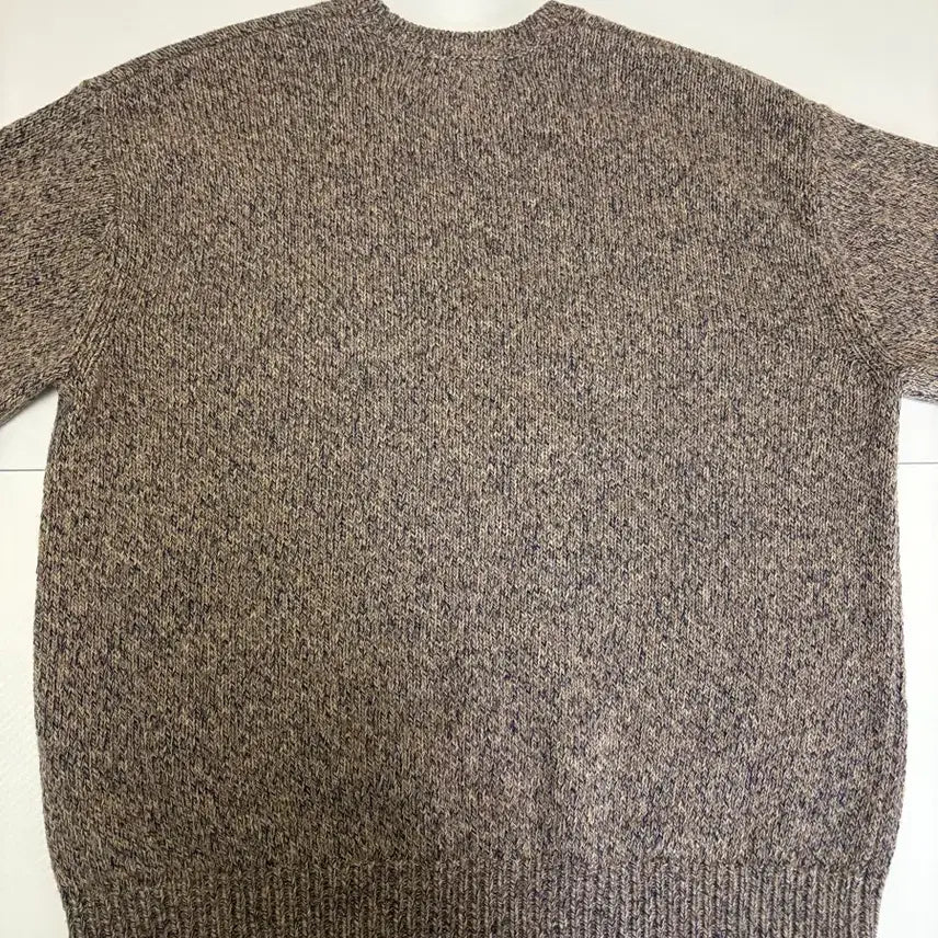 [BUNJANG] Supreme Contrast Logo Sweater - Top Melange - L Size / 슈프림 콘트라스트 스웨터 L