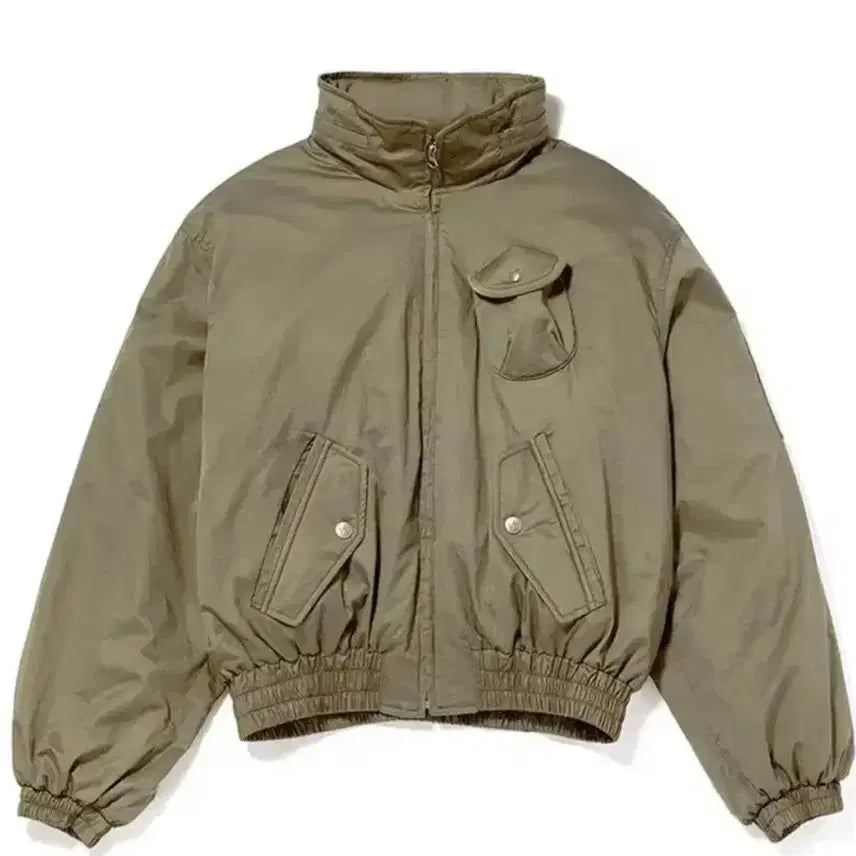 [BUNJANG] Open Y Bomber Jacket - Khaki / 오픈와이와이 봄버 카키