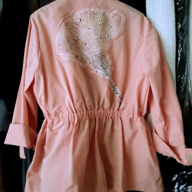 [BUNJANG] Magin Peach Pink Spring Jacket / 매긴 야상자켓(택유/새제품)