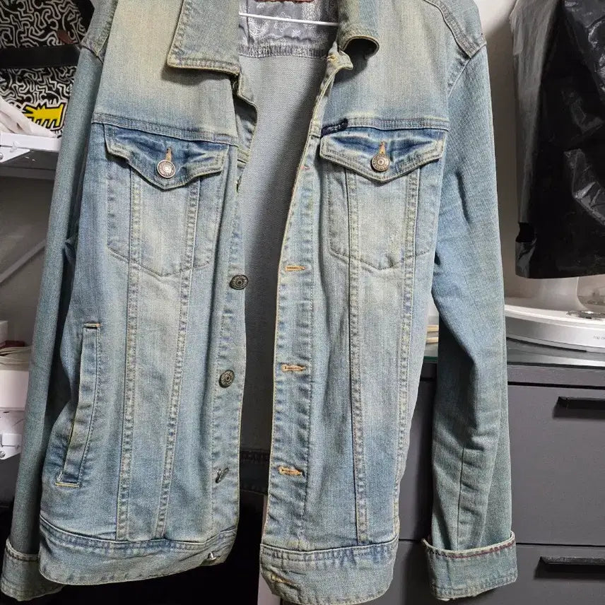 [BUNJANG] Vintage Denim Jacket 1980s Unisex / 빈티지 청자켓 데님 1980 자켓 남여공용