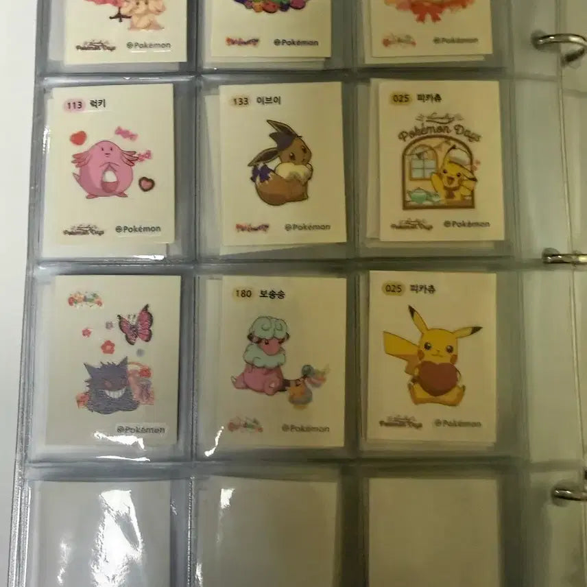 [BUNJANG] Pokemon Lovely Halloween Edition Stickers / 포켓몬 띠부실 1,2,4세대 러블리 할로윈 판매