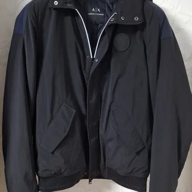 [SOLD OUT] (정품) 아르마니 익스체인지 후드 퀼팅점퍼 100 매장판