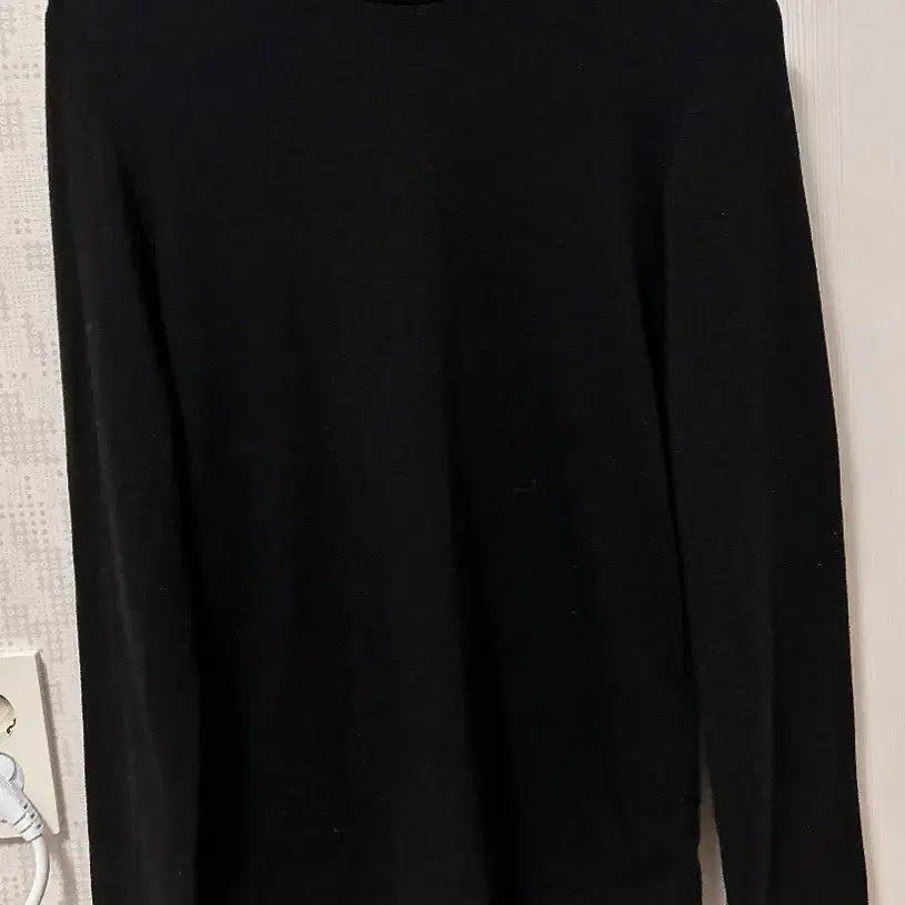 [BUNJANG] Black Long Sleeve Turtleneck Shirt / 목폴라 긴팔 목티 기모ver (블랙)