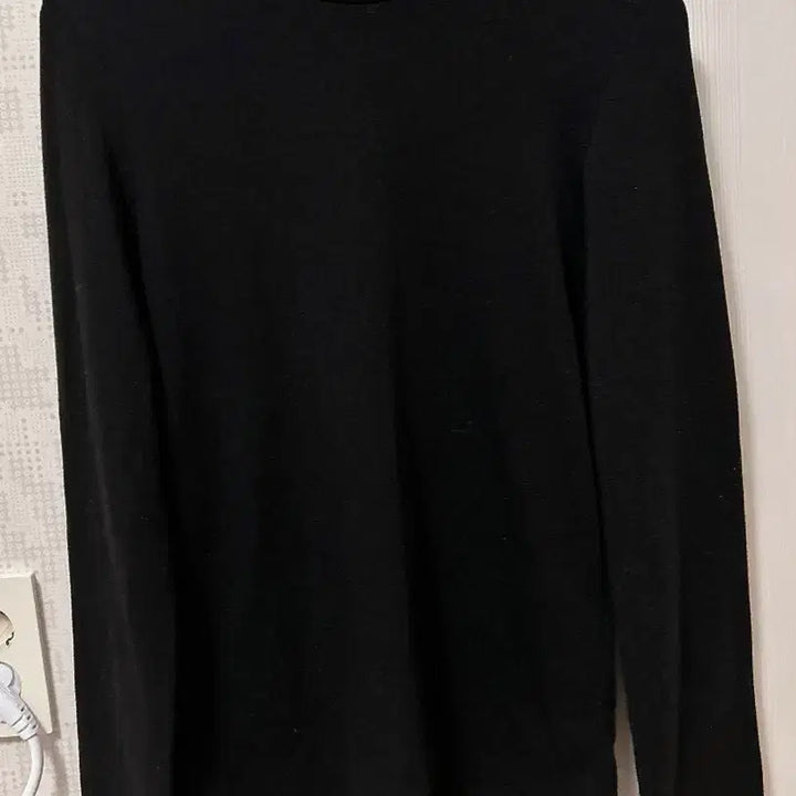[BUNJANG] Black Long Sleeve Turtleneck Shirt / 목폴라 긴팔 목티 기모ver (블랙)