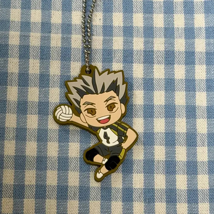 [BUNJANG] Haikyuu Bokuto Rubber Keyring / 하이큐 러버 키링 가챠 보쿠토