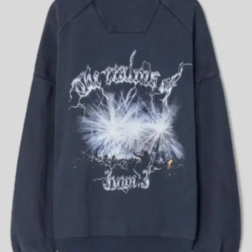 [BUNJANG] Juun.J Garment Dyed Navy Sweatshirt / 준지 / 24fw 가먼트 다잉 네이비 맨투맨 / s(105)
