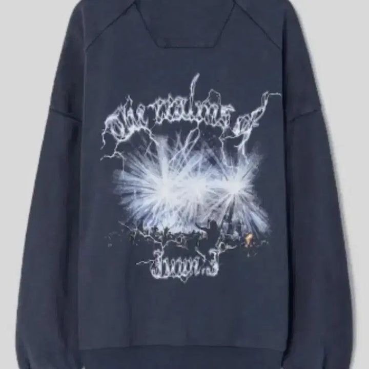[BUNJANG] Juun.J Garment Dyed Navy Sweatshirt / 준지 / 24fw 가먼트 다잉 네이비 맨투맨 / s(105)
