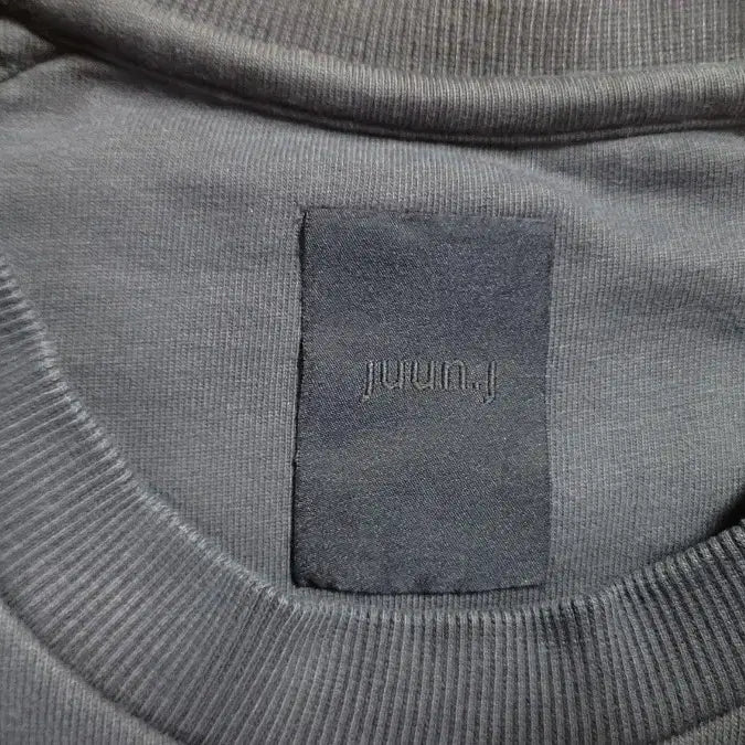 [BUNJANG] Juun.J Garment Dyed Navy Sweatshirt / 준지 / 24fw 가먼트 다잉 네이비 맨투맨 / s(105)