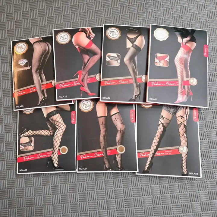[BUNJANG] Fashion Stocking Bundle Set / 새거/패션스타킹)7종 7개 세트 일괄 프리사이즈