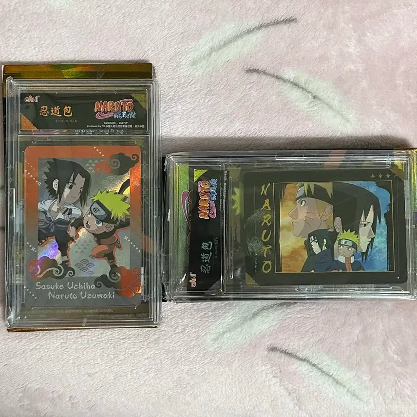 [BUNJANG] EAKI Naruto Uzumaki Naruto Uchiha Sasuke Card Case / 나루토 우즈마키 나루토 우치하 사스케 EAKI 카드 케이스 굿즈