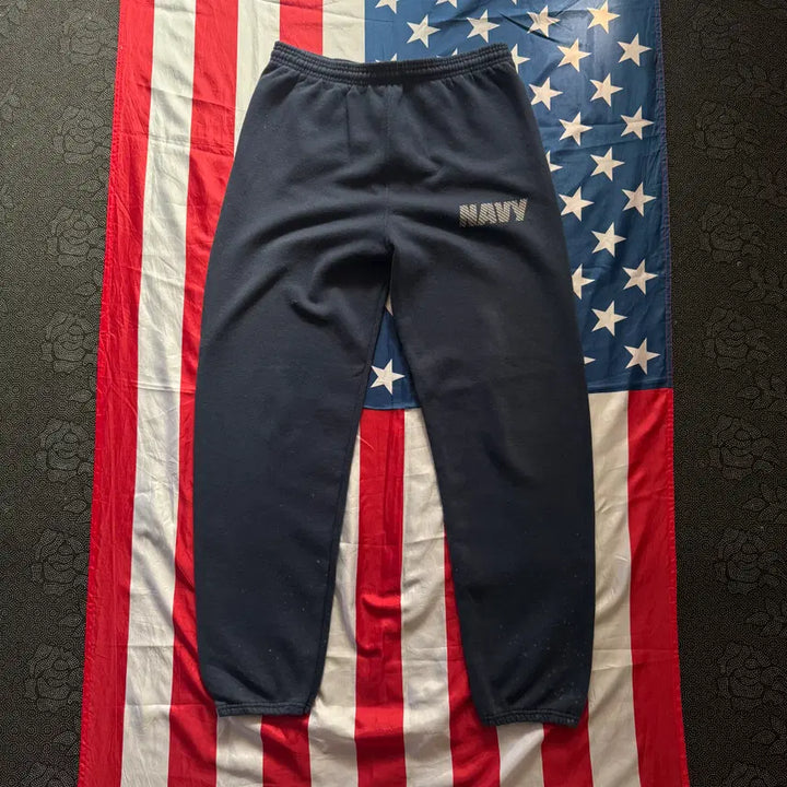 [BUNJANG] Military US Navy Sweatpants / [military] 밀리터리 미 해군 navy 스웻팬츠 -9