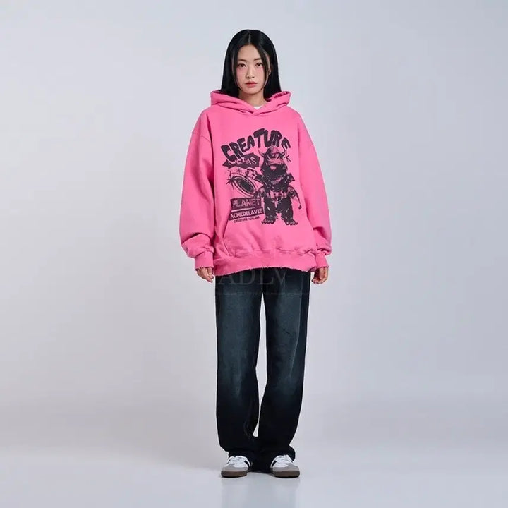 [BUNJANG] Acme De La Vie Distressed Hoodie 2 / 아크메드라비 디스트로이드 후드티 2 110
