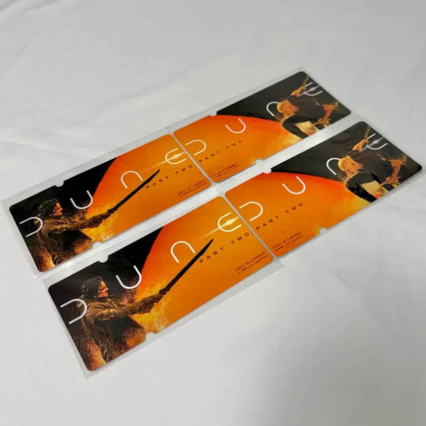 [BUNJANG] Dune Part Two CineQ Special Ticket / (미개봉) 듄 파트2 시네큐 특전 스페셜 티켓 DUNE CINEQ 씨네Q