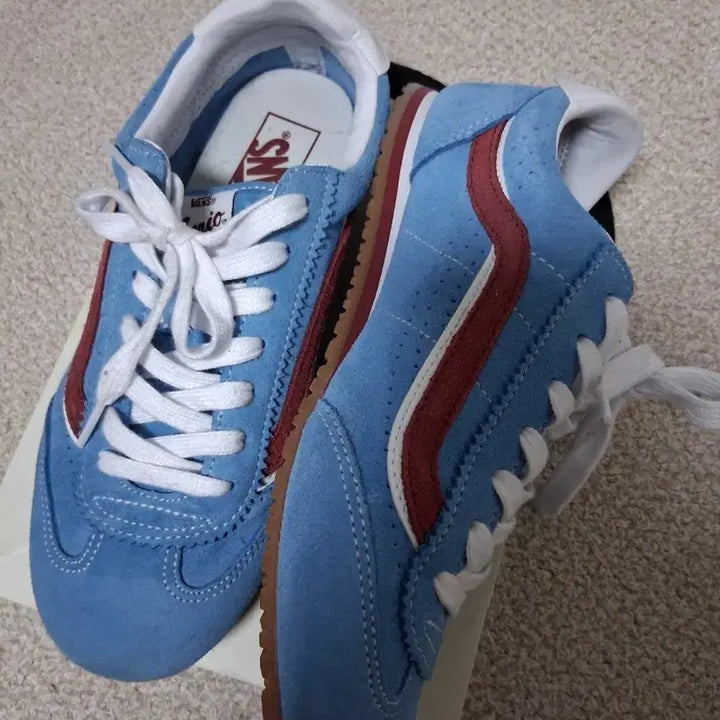 [BUNJANG] Vans Authentic Suede Blue Sneakers / Vans 반스 오센틱 스웨이드 블루 운동화