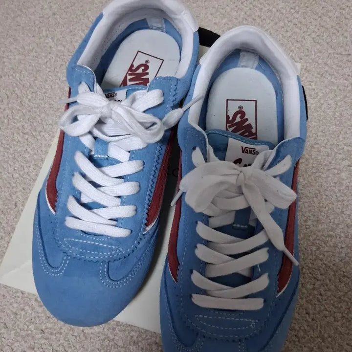 [BUNJANG] Vans Authentic Suede Blue Sneakers / Vans 반스 오센틱 스웨이드 블루 운동화