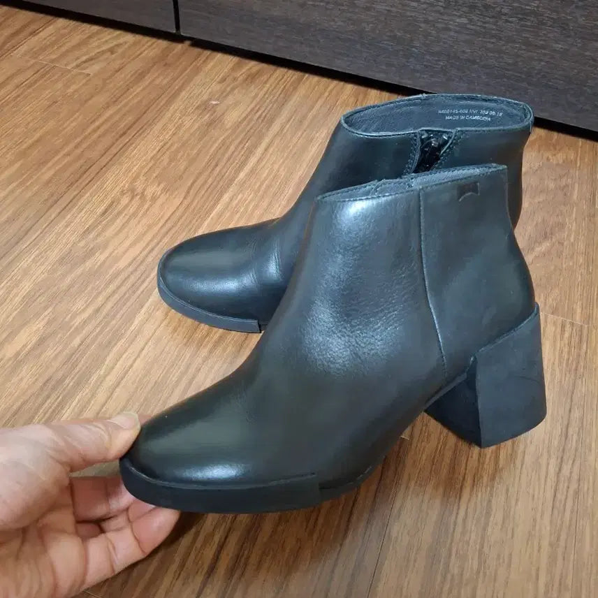[BUNJANG] Camper Black Leather Ankle Boots / 캠퍼 블랙 가죽 앵클 부츠 35사이즈   거의새것