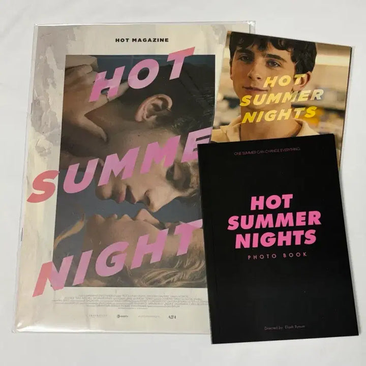 [BUNJANG] Hot Summer Nights Timothy Chalamet Bundle Set MD / (미개봉) 핫 썸머 나이츠 포토북 등 일괄 티모시 샬라메 굿즈 MD 일괄