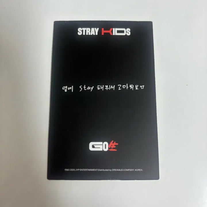 [BUNJANG] Stray Kids Lee Know GO Photocard / 스트레이키즈 리노 포토카드 GO