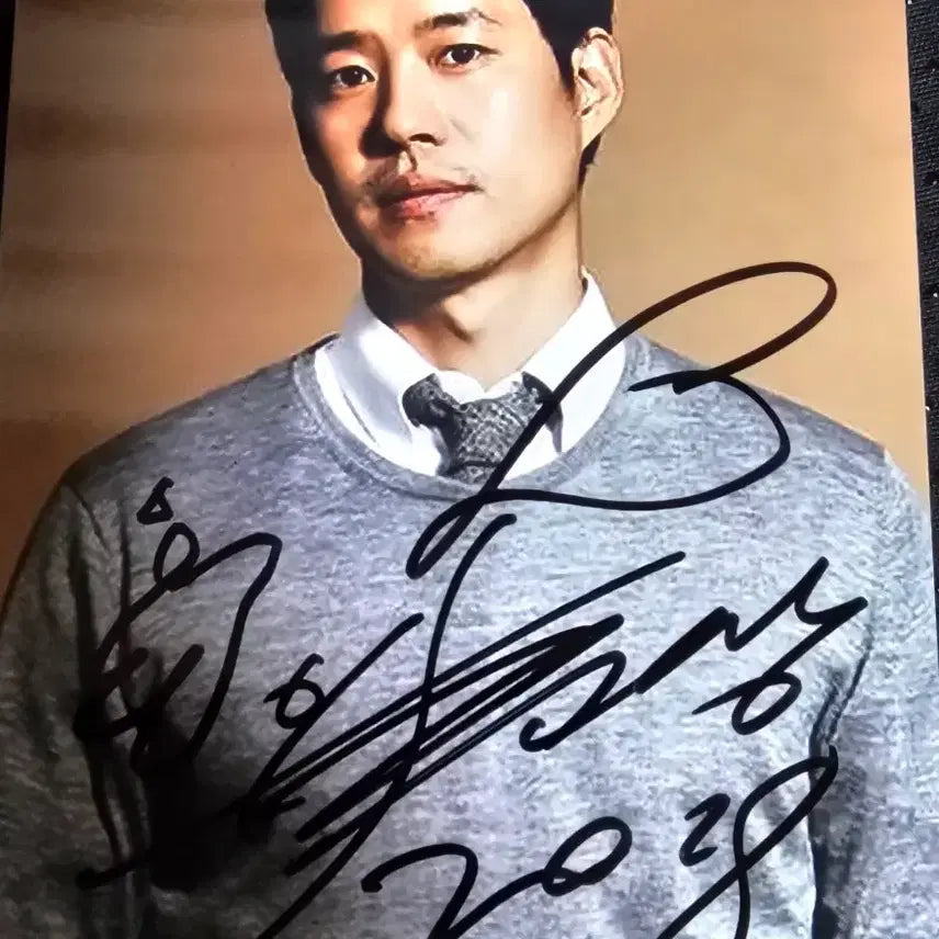 [BUNJANG] Yoo Joon-sang Autographed Photo / 유준상 친필 사진 싸인