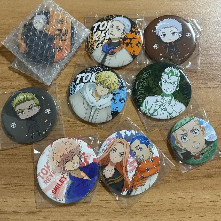[BUNJANG] Tokyo Revengers Badge Bundle Set / 도쿄리벤저스 도리벤 뱃지 일괄