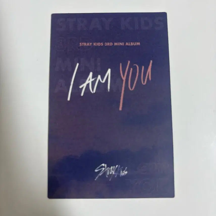 [BUNJANG] Stray Kids Lee Know I AM YOU Photocard / 스트레이키즈 리노 I AM YOU 포토카드
