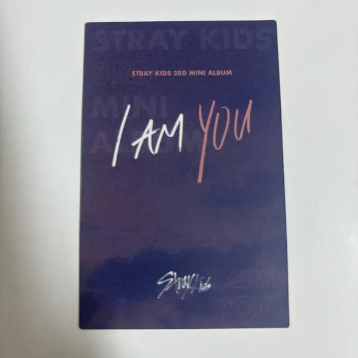 [BUNJANG] Stray Kids Lee Know I AM YOU Photocard / 스트레이키즈 리노 I AM YOU 포토카드