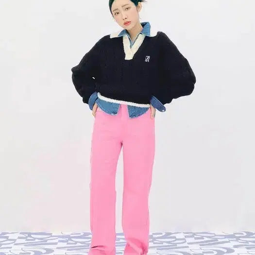 [BUNJANG] Grovestore Dune Pants Pink Trousers / 그로브스토어 듄팬츠 핑크색팬츠