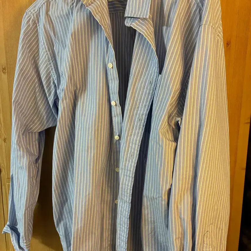 [BUNJANG] Union Blue Brighton Stripe Shirt L / 유니온블루 BRIGHTON STRIPE SHIRT L