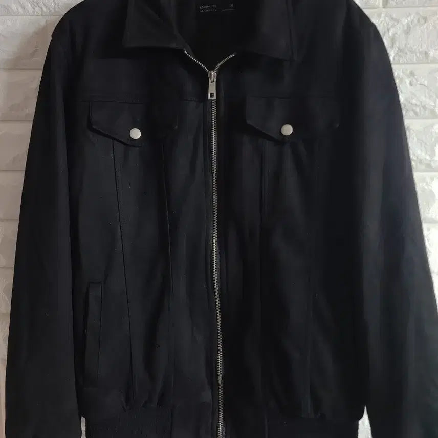 [BUNJANG] Alumooreu Black Suede Jacket M / 알루모르루 블랙 스웨이드 자켓 M