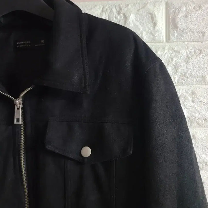 [BUNJANG] Alumooreu Black Suede Jacket M / 알루모르루 블랙 스웨이드 자켓 M