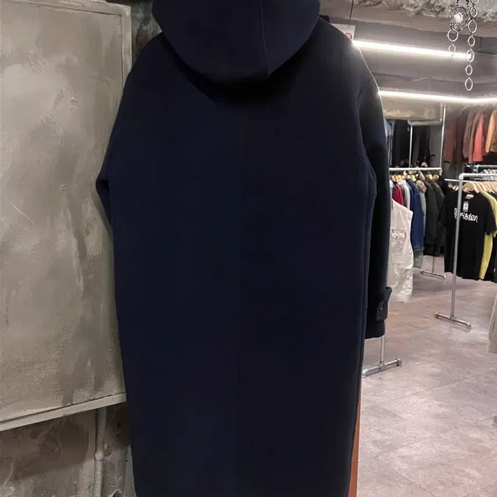 [BUNJANG] Partimento Tteokbokki Hooded Coat Navy S / 파르티멘토 떡볶이 후드 코트 네이비 S  