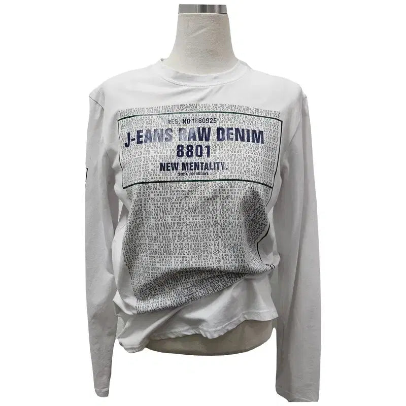 [BUNJANG] DENIM European Imported Long Sleeve Tee / DENIM 유럽수입 긴팔 티 여 66 J3372