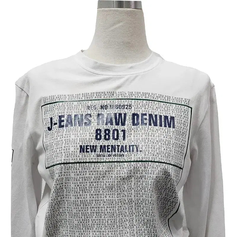 [BUNJANG] DENIM European Imported Long Sleeve Tee / DENIM 유럽수입 긴팔 티 여 66 J3372