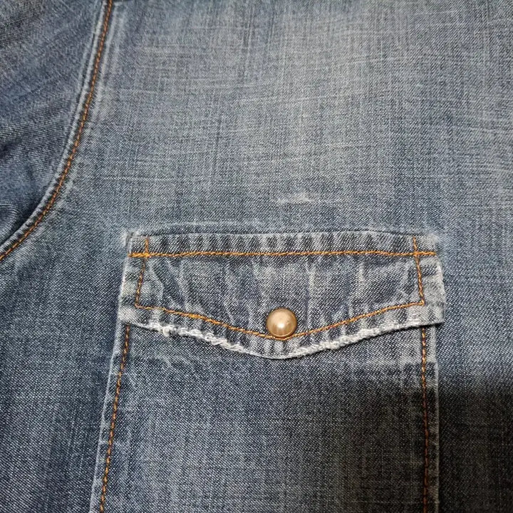 [BUNJANG] Officina36 Denim Shirt / officina36 이태리 브랜드 데님셔츠 사이즈s(국내 슬림95)