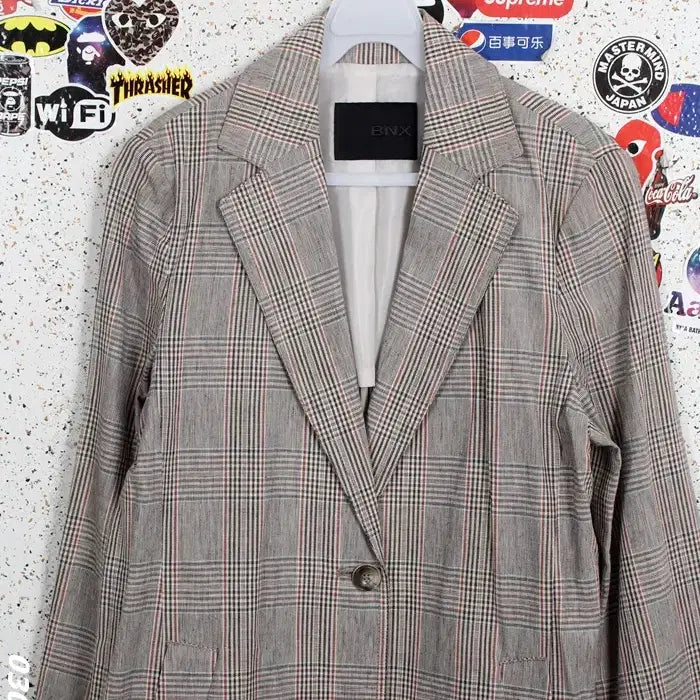 [BUNJANG] BNX Glen Check Daily Jacket - Women&
