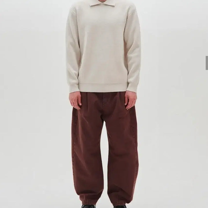 [BUNJANG] Arban Non-Fade Balloon Denim Pants (Wine) / 아르반 논 페이드 벌룬 데님 팬츠와인 3